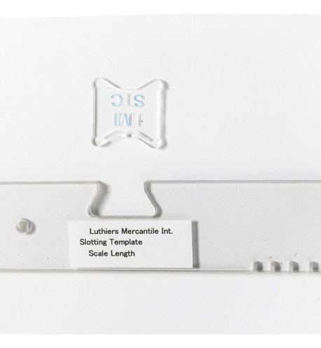 Slotting template, 25.4" scale