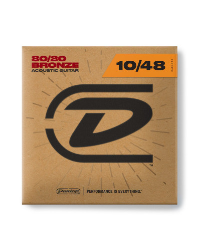 Cuerdas Dunlop 80/20 Bronze Extra Light 10-48