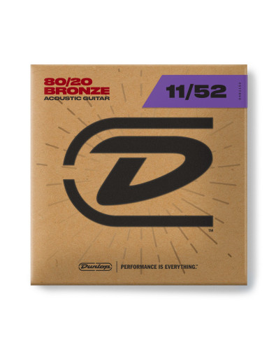 Dunlop 80/20 Bronze Medium Light 11-52 Cuerdas acústica