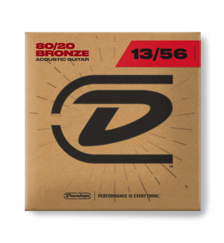 Juego Cuerdas Dunlop 80/20 Bronze Medium 13-56 acústica