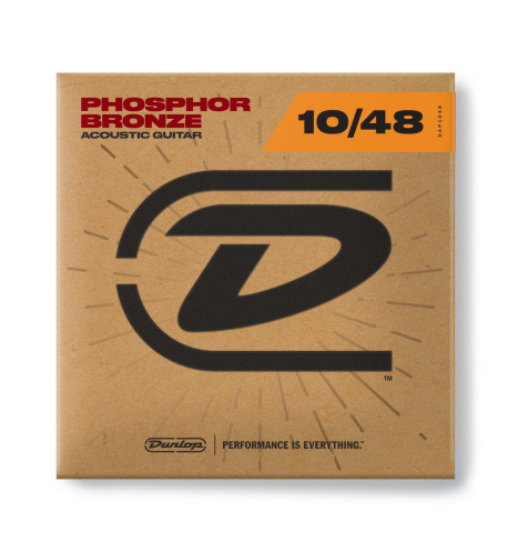 Juego Cuerdas Dunlop Phosphor Bronze 92/8 Extra Light 10-48 acústica