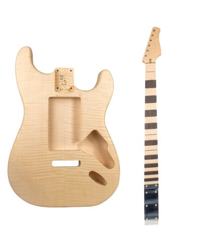 Electric Guitar Kit Subfretboard Stratocaster Maple