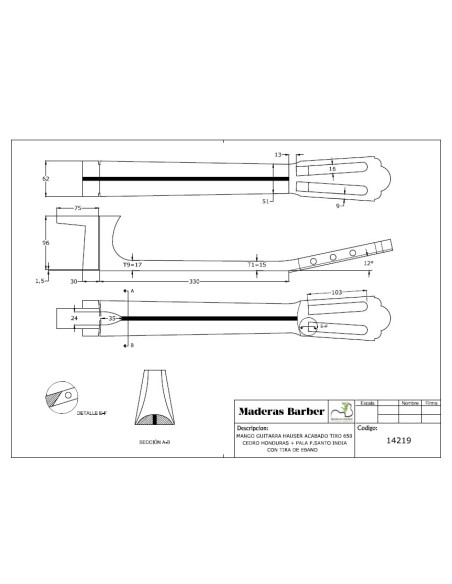 Hauser guitar plans