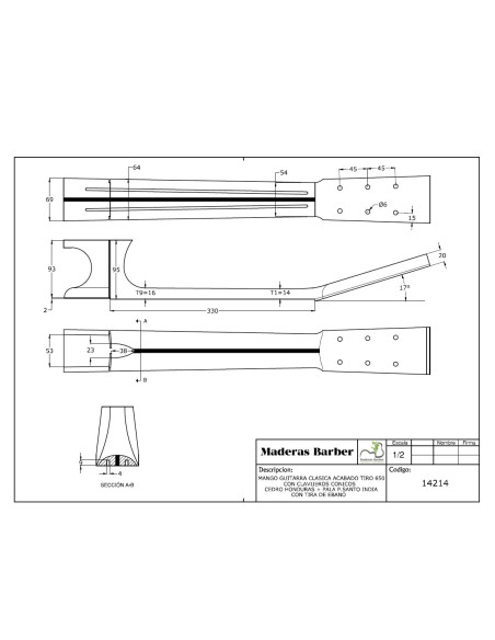 wooden pegs guitar plans