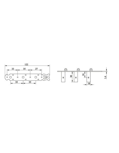 tuning machines dimensions