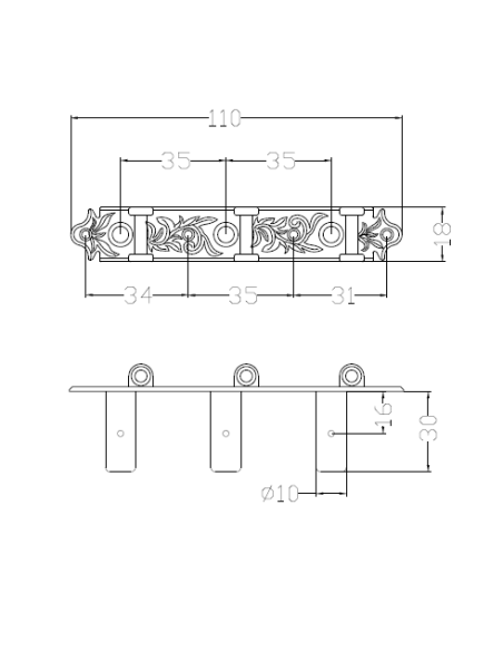 tuning machine dimensions