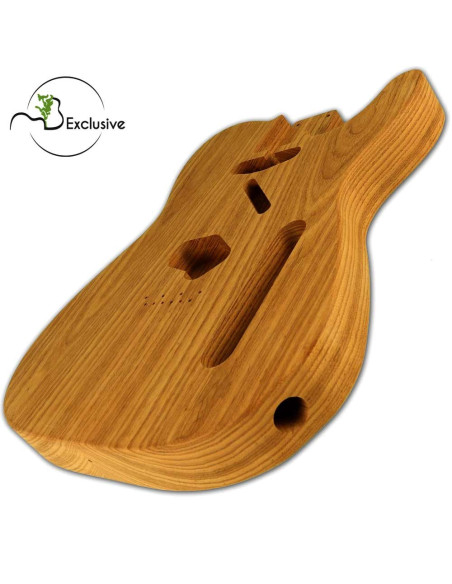 Cuerpo tipo Telecaster en Fresno torrefactado — Maderas Barber