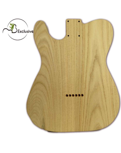 Corps type Telecaster en Sassafras, vue de face — Maderas Barber 2