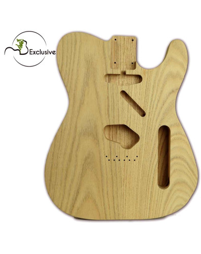 Corps type Telecaster en Sassafras, vue de face — Maderas Barber