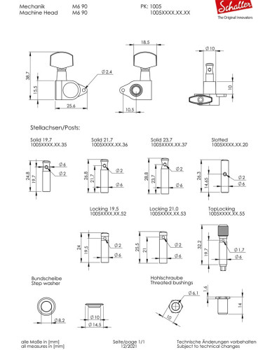schaller tuners 2