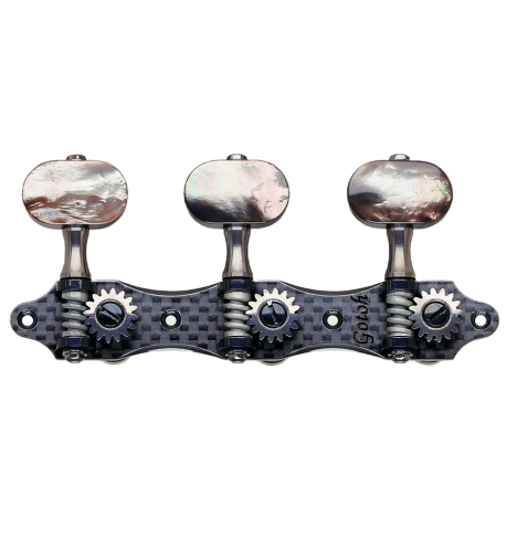 Gotoh® Machine Head 3+3 Carbon Fiber Mother Pearl KG01-CA-XCK-BM