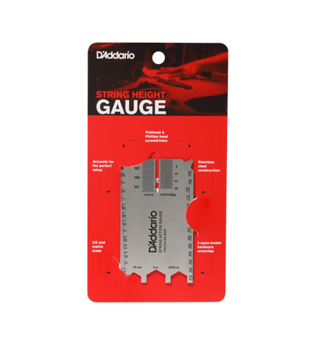 Règle/Calibre Action Guitare D'Addario