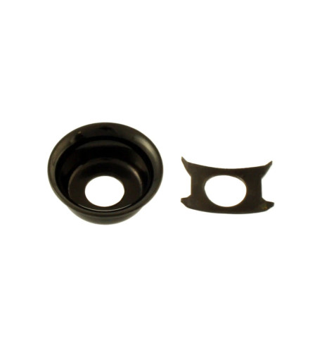 Input Cup Jackplate for Telecaster Black