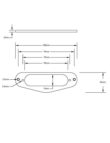 pickup ring dimensions