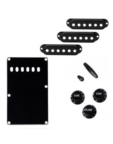 Plastic parts kit for Stratocaster® Black