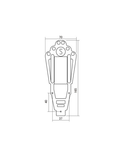 Brass trapeze for Django guitars 2