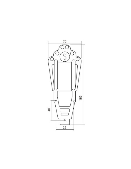 Brass trapeze manouche guitar dimensions