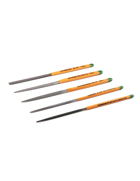 Set de 5 limas de distintos contornos Hosco