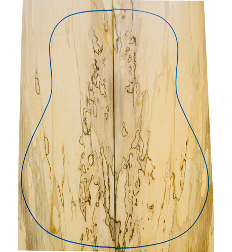 Fonds Erable Spalted Guitare Acoustique