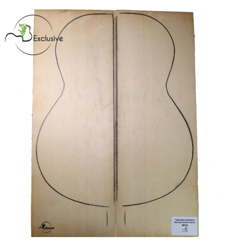 MB Exclusive Bearclaw Engelmann Spruce Classical Guitar Tops Nº 12