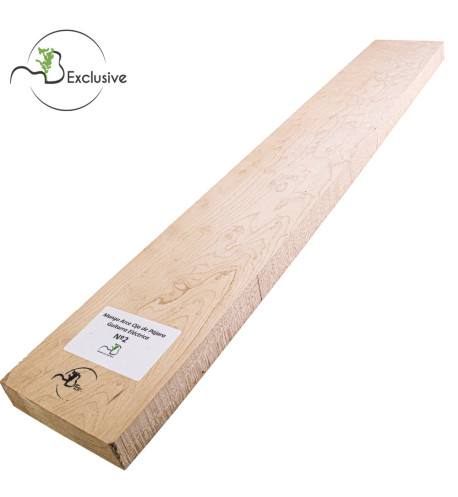 Birdseye Maple Neck 700x100x25 mm MB Exclusive Nº2