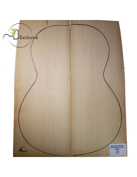 MB Exclusive Bearclaw Engelmann Spruce Classical Guitar Tops Nº 17