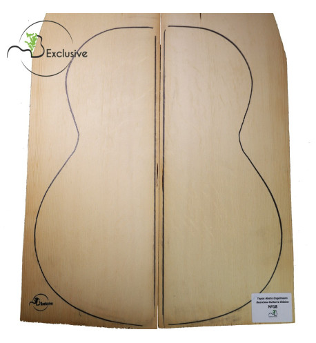 Tables Épicéa Engelmann Bearclaw Guitare Classique MB Exclusive Nº18