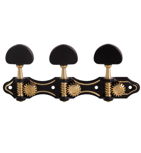 Aparicio Classical Guitar Machine Head Murcia Model Black-Bronze/Black