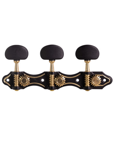 Aparicio Classical Guitar Machine Head Murcia Model Black-Bronze/Ebony