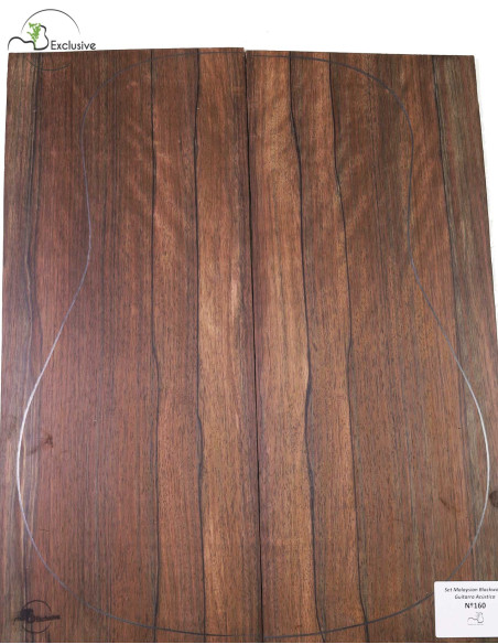 Jeu Malaysian Blackwood Guitare Acoustique MB Exclusive Nº160