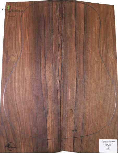 Jeu Malaysian Blackwood Guitare Acoustique MB Exclusive Nº158