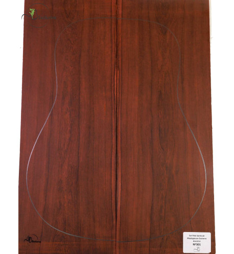 Madagascar Rosewood Set No. 301 for Acoustical Guitar MB Exclusive