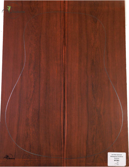 Madagascar Rosewood Set No. 301 for Acoustical Guitar MB Exclusive