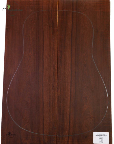 Madagascar Rosewood Set No. 310 for Acoustical Guitar MB Exclusive