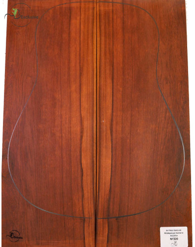 Madagascar Rosewood Set No. 320 for Acoustical Guitar MB Exclusive