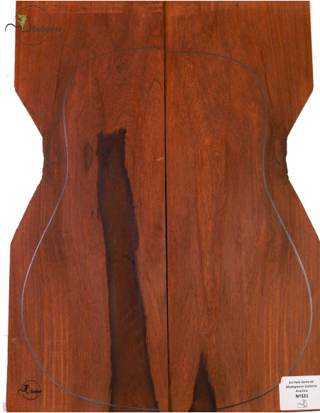 Madagascar Rosewood Set No. 321 for Acoustical Guitar MB Exclusive