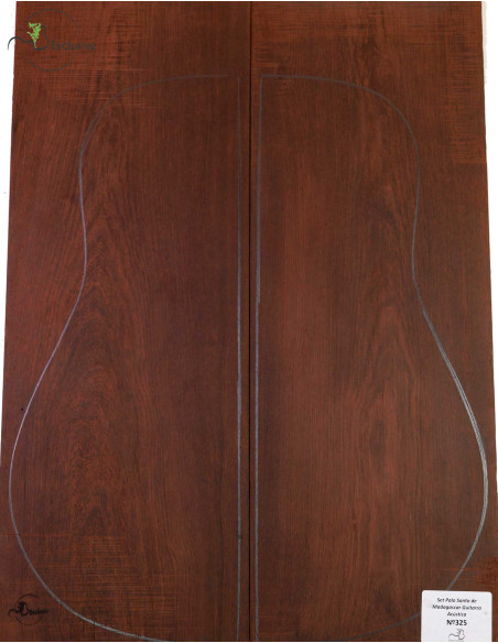 Madagascar Rosewood Set No. 325 for Acoustical Guitar MB Exclusive