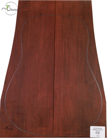 Madagascar Rosewood Set No. 327 for Acoustical Guitar MB Exclusive
