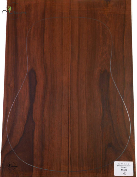 Madagascar Rosewood Set No. 328 for Acoustical Guitar MB Exclusive