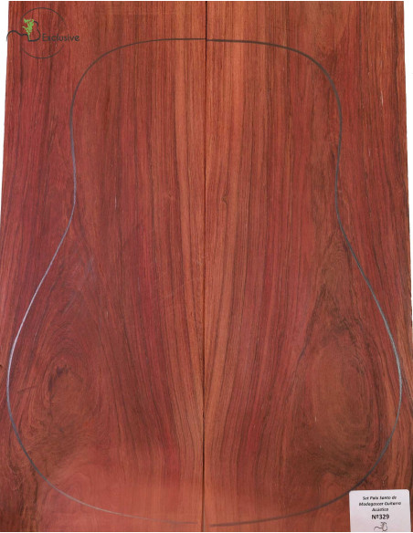 Madagascar Rosewood Set No. 329 for Acoustical Guitar MB Exclusive
