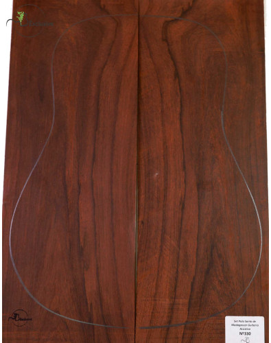 Madagascar Rosewood Set No. 330 for Acoustical Guitar MB Exclusive