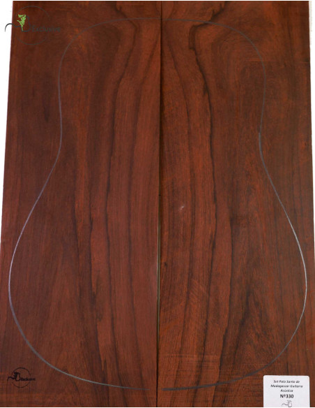 Madagascar Rosewood Set No. 330 for Acoustical Guitar MB Exclusive