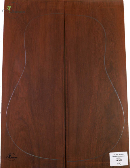 Madagascar Rosewood Set No. 333 for Acoustical Guitar MB Exclusive