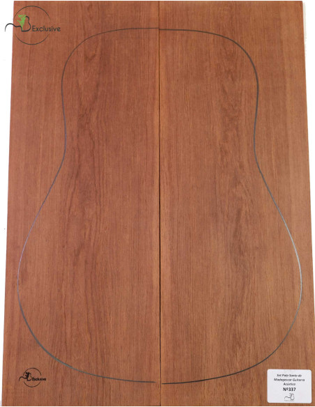 Madagascar Rosewood Set No. 337 for Acoustical Guitar MB Exclusive