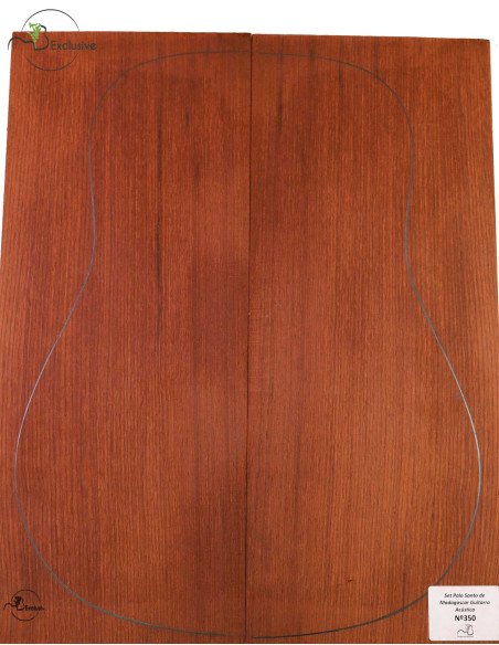 Madagascar Rosewood Set No. 350 for Acoustical Guitar MB Exclusive