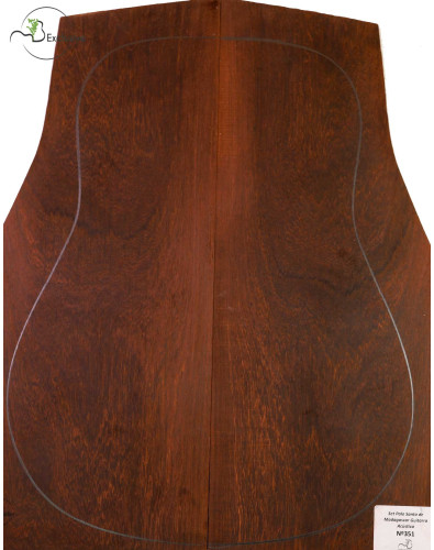 Madagascar Rosewood Set No. 351 for Acoustical Guitar MB Exclusive