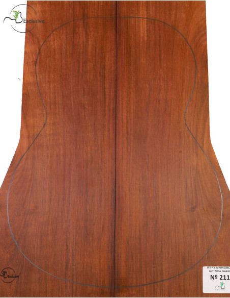 Madagascar Rosewood Set No. 211 for Classical Guitar MB Exclusive