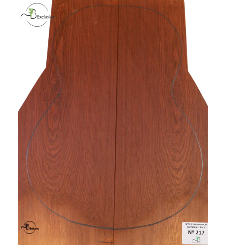 Jeu de Palo Santo Madagascar Guitare Classique MB Exclusive Nº 217