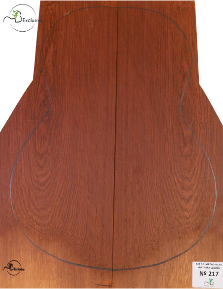 Madagascar Rosewood Set No. 217 for Classical Guitar MB Exclusive