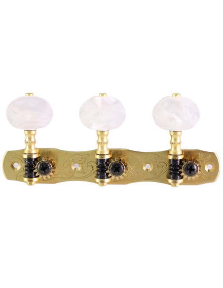 Gotoh Classical Guitar Machine Head Solid Brass 35ARB1800/2W-SB